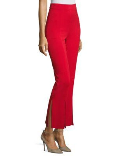 Shop Cushnie Et Ochs Avery Woven Pants In Poppy