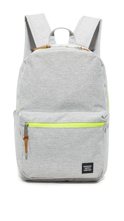 Herschel Supply Co Harrison Backpack In Light Grey Crosshatch