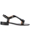 CHURCH'S fringed sandals,LEATHER100%