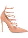 GIANVITO ROSSI Marquis pumps,POLYESTER100%
