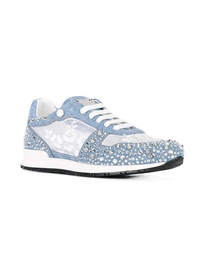 Shop Philipp Plein Maddison Sneakers - Blue