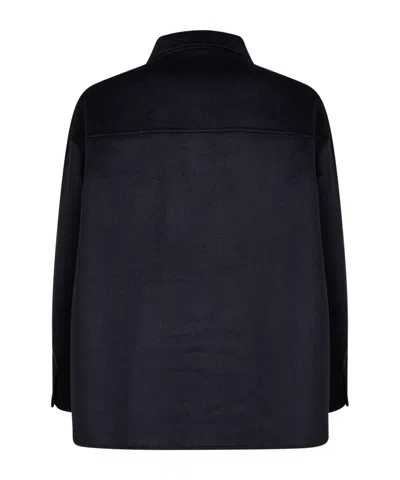 Kaos Drop-shoulder Patch-pocket Jacket In Black