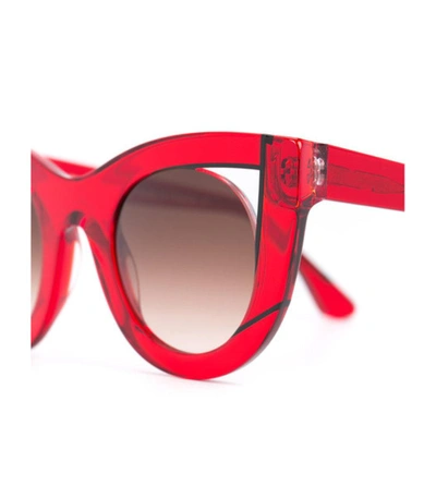 Shop Thierry Lasry Red Cat-eye Sunglasses