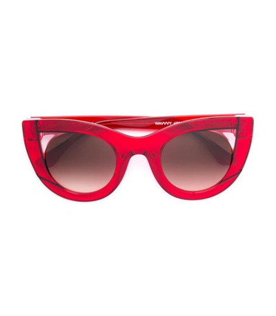 Shop Thierry Lasry Red Cat-eye Sunglasses