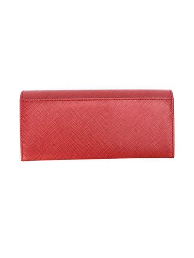 Shop Ferragamo Salvatore  'vara' Bow Wallet - Red