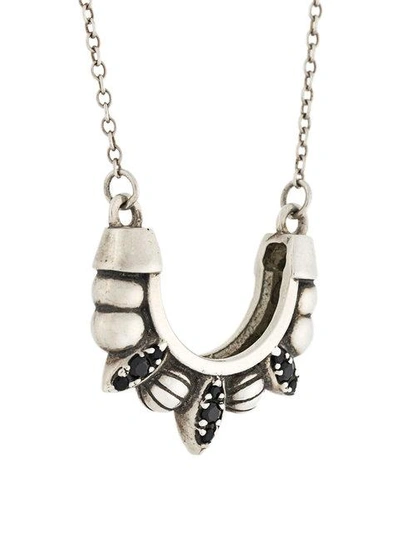 Shop Pamela Love Tribal Spike Necklace In Metallic