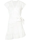 VERONICA BEARD wrap-effect mini dress,DRYCLEANONLY