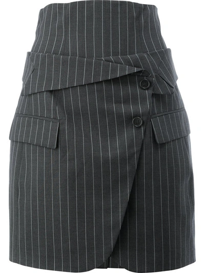 Shop Monse Pinstripe Skirt