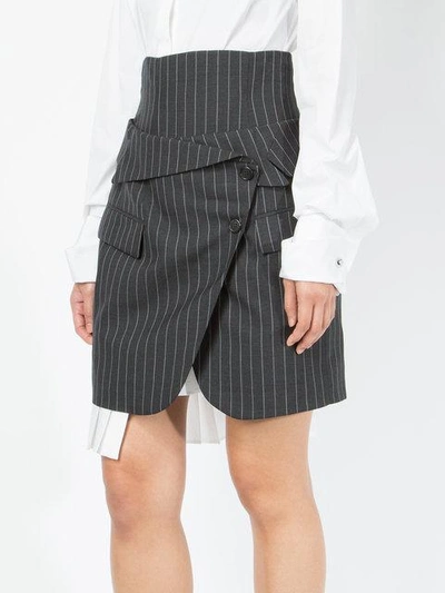 Shop Monse Pinstripe Skirt