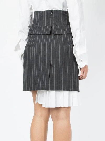 Shop Monse Pinstripe Skirt