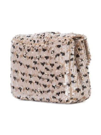 Shop Monique Lhuillier Sequinned Shoulder Bag