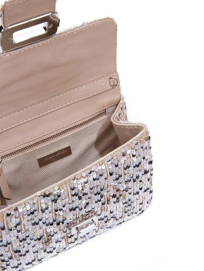 Shop Monique Lhuillier Sequinned Shoulder Bag