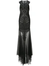 MONIQUE LHUILLIER sheer embellished gown,172762912074890