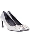 ROGER VIVIER Belle Vivier Trompette leather pumps