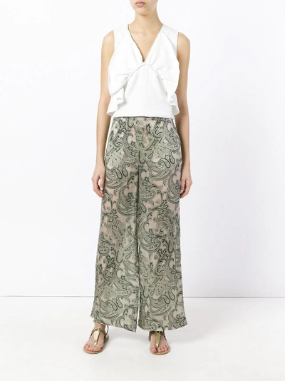 Shop Acne Studios 'tennessee' Paisley Printed Trousers