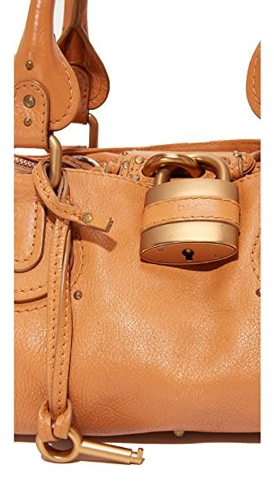 Shop Chloe Paddington Medium Bag (previously Owned) In Brown
