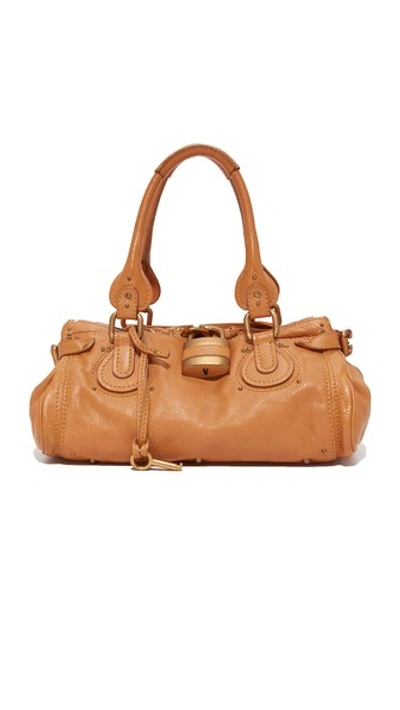 Chloe Paddington Medium Bag (previously Owned) In Brown