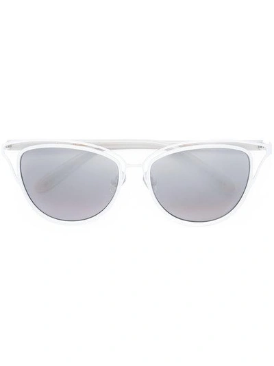 Monique Lhuillier Cutout Sunglasses