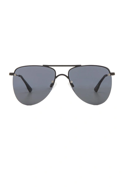 Le Specs The Prince Matte Black 1602147 - As Seen On Alessandra Ambrosio In Matte Black