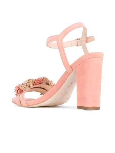 Shop Loeffler Randall 'layla' Heeled Sandals In Pink