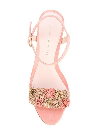 Shop Loeffler Randall 'layla' Heeled Sandals In Pink