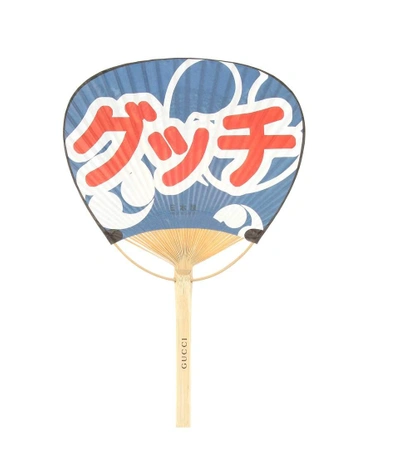 GUCCI Owl printed fan 