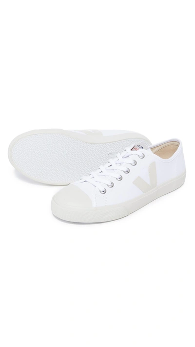 Shop Veja Wata Canvas Sneakers In White
