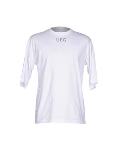 Ueg T-shirt In White
