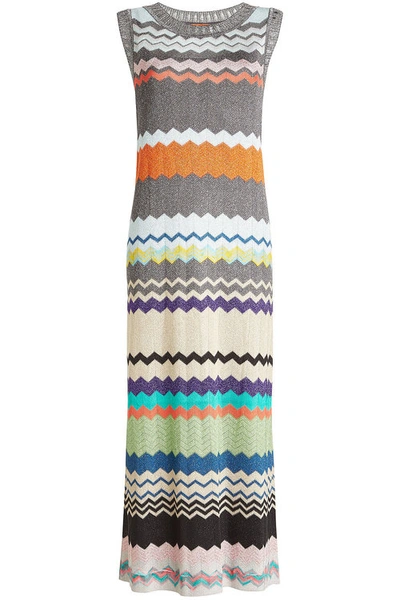 Missoni Printed Maxi Dress In Multicolored