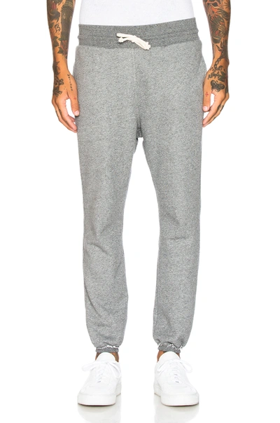 Shop John Elliott Unfinished Edge Sweatpants In Dark Grey