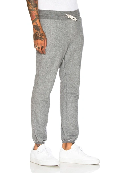 Shop John Elliott Unfinished Edge Sweatpants In Dark Grey