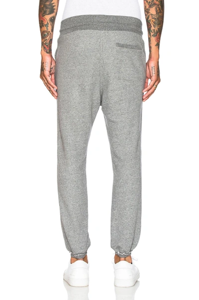 Shop John Elliott Unfinished Edge Sweatpants In Dark Grey