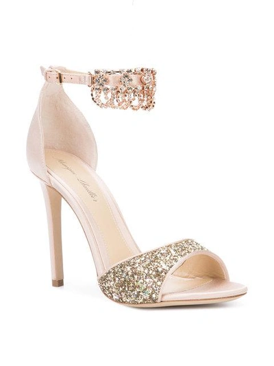 Shop Monique Lhuillier Glitter Sandals
