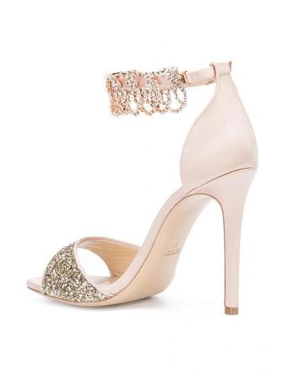 Shop Monique Lhuillier Glitter Sandals