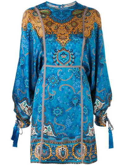Shop Etro Embroidered Dress