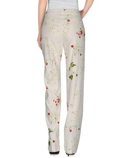 Shop Sportmax Casual Pants In Ivory