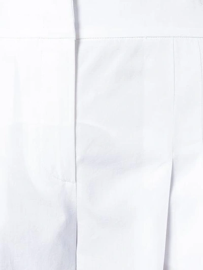 Shop Alberta Ferretti Wide-leg Trousers - White