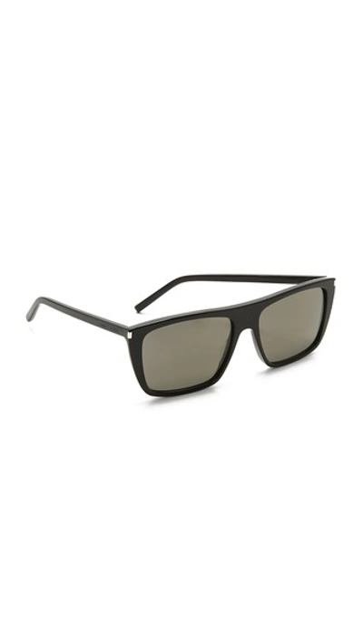 Saint Laurent Sl 156 Sunglasses In Black/grey