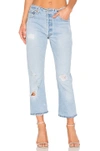 RE/DONE LEVIS HIGH RISE CROP STRAIGHT,1009HS