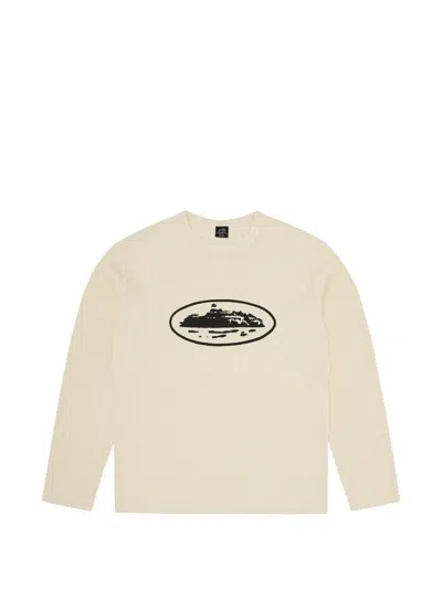 Corteiz Island Waffle-knit Logo-patch Sweater In 뉴트럴 | ModeSens