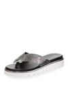 DONALD J PLINER LEEA LIZARD-EMBOSSED FLIP FLOP