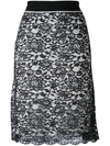PACO RABANNE lace layered skirt,DRYCLEANONLY