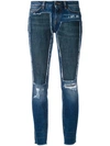 DOLCE & GABBANA deconstructed skinny jeans,FTAQWZG885P12066704