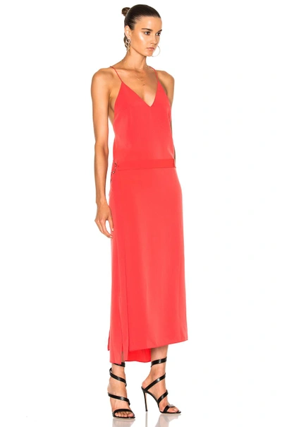 Shop Alexis Analiai Dress In Pink, Red. In Salmon