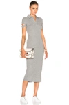 HELMUT LANG HELMUT LANG RIB SHIRT DRESS IN GRAY. ,H02HW601