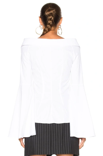 Shop Caroline Constas Persephone Top In White