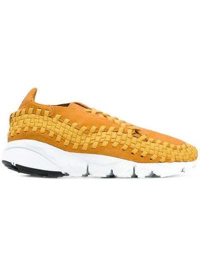 Shop Nike Air Footscape Woven Sneakers In Brown