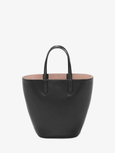 Shop Alexander Mcqueen Small Basket Bag In Black