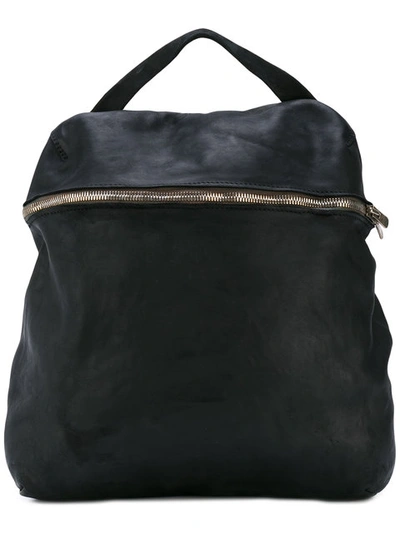 Guidi Front Double Zip Backpack
