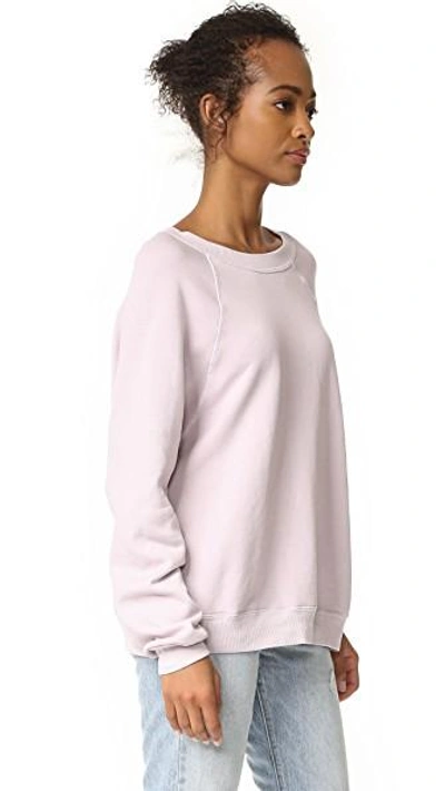 Shop Wildfox Sommers Sweatshirt In Lilac Dawn